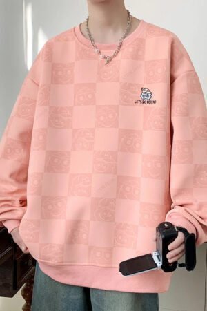 Autumn and Winter Large Size Trendy Sweater Men's Loose and Versatile Casual