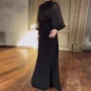 Autumn New Retro Court Style Elegant Long Dress Two-piece Women