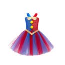 Trendy Children's Clothing Cos Magic Number Circus Children Princess Dress Halloween Anime Clown Play Tutu Skirt