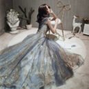 Viral Sequined Evening Gown: Sparkly Celebrity Party Dress for Galas, Red Carpet & Formal Events