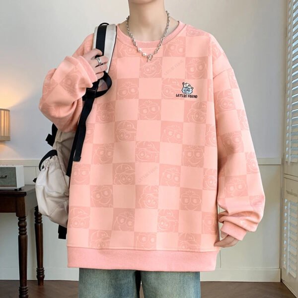 Autumn and Winter Large Size Trendy Sweater Men's Loose and Versatile Casual - Image 10