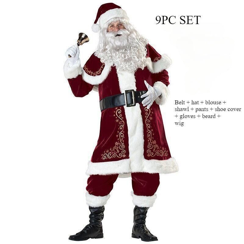 Santa Claus Couple Clothing Vintage Court Dress Women's Cosplay Makeup Ball Performance Clothing 14 Santa Claus Couple Clothing Vintage Court Dress Women's Cosplay Makeup Ball Performance Clothing - Image 14
