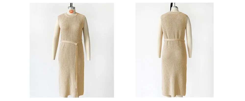 Fashion Commuter Dresses: Solid Color Bottom Knitted Skirt with High Split and Sexy Viscose Material for Women 23 kf S0fae218fcbaf4550a666688245979083H