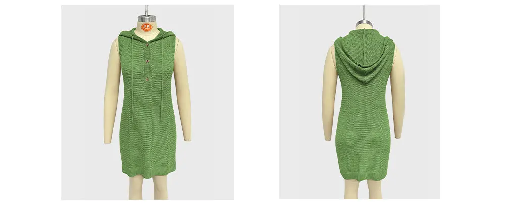 Stay Stylish and Cool with Our Summer Fashion V-Neck Sleeveless Hooded Women's Vest Dress - Perfect for Any Occasion! 20 kf S16384a94aa3b42e094942a8a898b07b6F