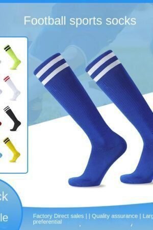 Premium Wholesale Football Socks for Adults and Kids - Non-Slip, Long Tube, Striped Design