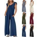 Spring/Summer Fashion: Discover the Versatility of Our Women's Clothing Jumpsuit with Pocket and Wide Leg Design
