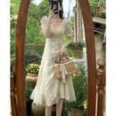 Coffee Break French Dress Platycodon First Love Dress Retro Gentle Salty Sweet Chic Skirt Fairy Super Fairy