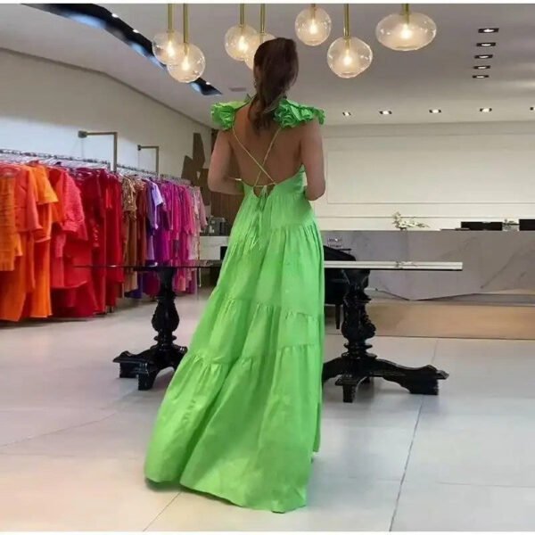Discover the Hottest 2024 Summer Fashion with our Women's Flower Dress - Available in Plus Sizes! - Image 2