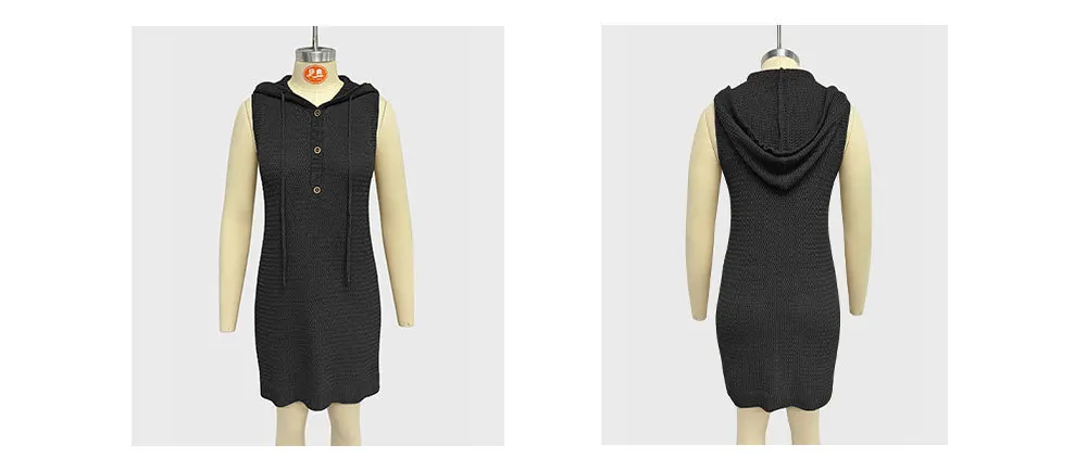 Stay Stylish and Cool with Our Summer Fashion V-Neck Sleeveless Hooded Women's Vest Dress - Perfect for Any Occasion! 18 kf S3972d188aefa472695252c93d846706bo