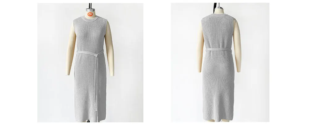 Fashion Commuter Dresses: Solid Color Bottom Knitted Skirt with High Split and Sexy Viscose Material for Women 22 kf S4a2917f22a0e4d66b6e3425ab97e448bo