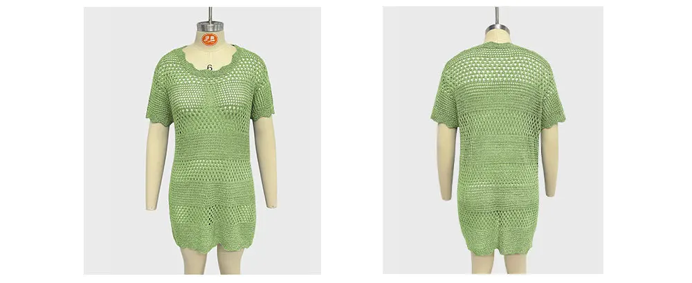 2024's Hottest Women's Crochet Wispy Top: The Must-Have Summer Beach Skirt Dress Combo 21 kf S5b03eed131e84340a05ca57c21a0f628g