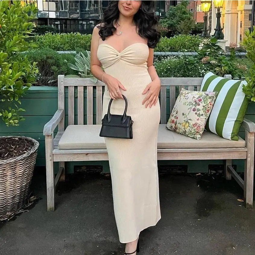 Unleash Your Inner Spicy Girl with Our New Knitted Strapless Dress for Women - Perfect for Instagram-Worthy Spring/Summer Fashion! 1 Unleash Your Inner Spicy Girl with Our New Knitted Strapless Dress for Women - Perfect for Instagram-Worthy Spring/Summer Fashion!