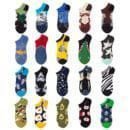 Spring into Style with Oil Painting Avocado Ankle Socks for Women