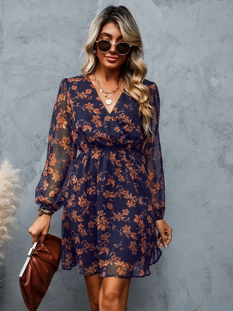 Floral Explosion: The Ultimate V-Neck Chiffon Dress for a Stylish Spring and Summer Look 25 kf S84d78128296d4fd58df623a7dac57f1bB