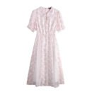 Stylish Plus Size Women's Retro Floral Dress for Summer - 60-175 KGS Tea Break Skirt