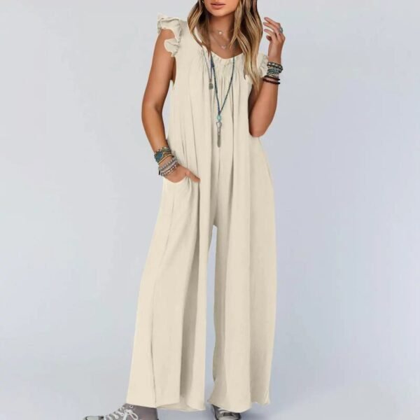 Spring/Summer Fashion: Discover the Versatility of Our Women's Clothing Jumpsuit with Pocket and Wide Leg Design 5 Spring/Summer Fashion: Discover the Versatility of Our Women's Clothing Jumpsuit with Pocket and Wide Leg Design - Image 5
