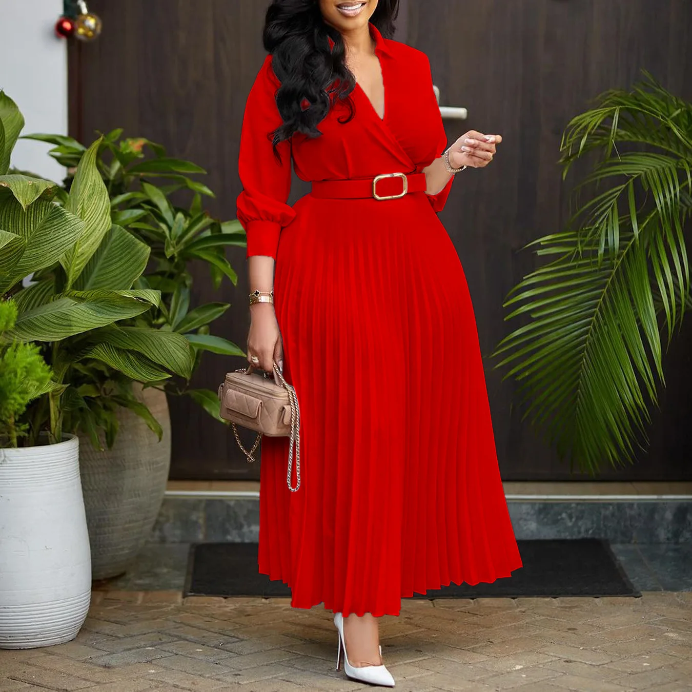 Spring New Women's Solid Color Large Size Loose Fit White Vintage Dress - Stylish and Comfortable Fashion Choice 15 undefined