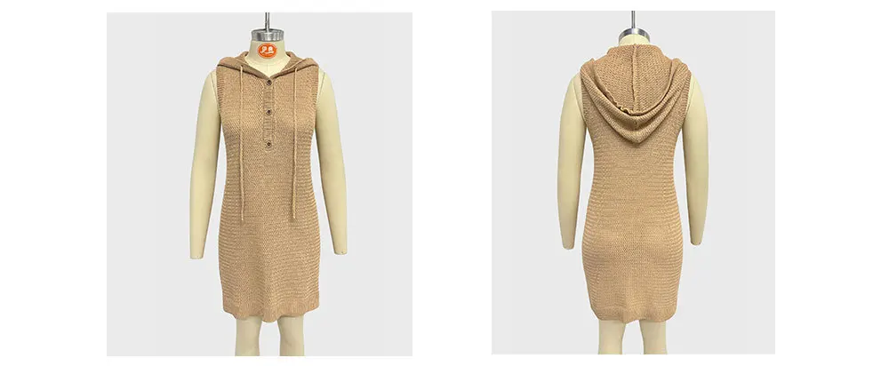 Stay Stylish and Cool with Our Summer Fashion V-Neck Sleeveless Hooded Women's Vest Dress - Perfect for Any Occasion! 17 kf Sb33ad8a064a246438ab0dacd7d93fb3a8