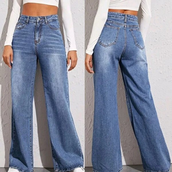 Upgrade Your Style with New High Waist Wide Leg Jeans for Women - Perfect for Any Occasion!