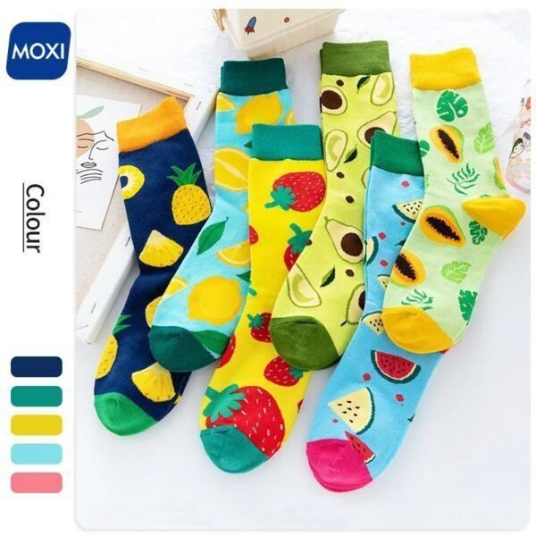 2024 Creative Fruit Tide Women Socks: The Ultimate Harajuku Trend for Men and Women - Image 3