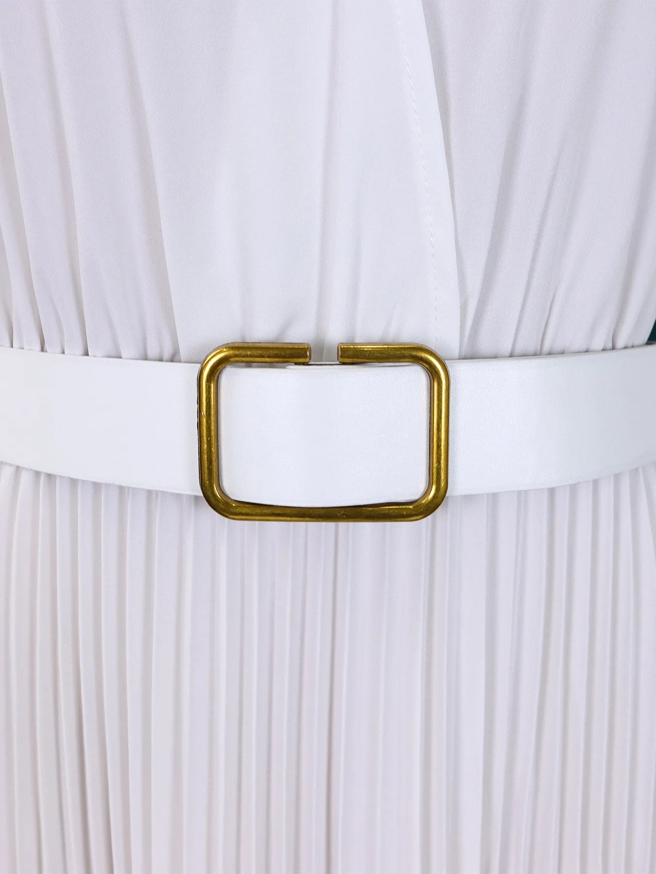 Spring New Women's Solid Color Large Size Loose Fit White Vintage Dress - Stylish and Comfortable Fashion Choice 41 undefined