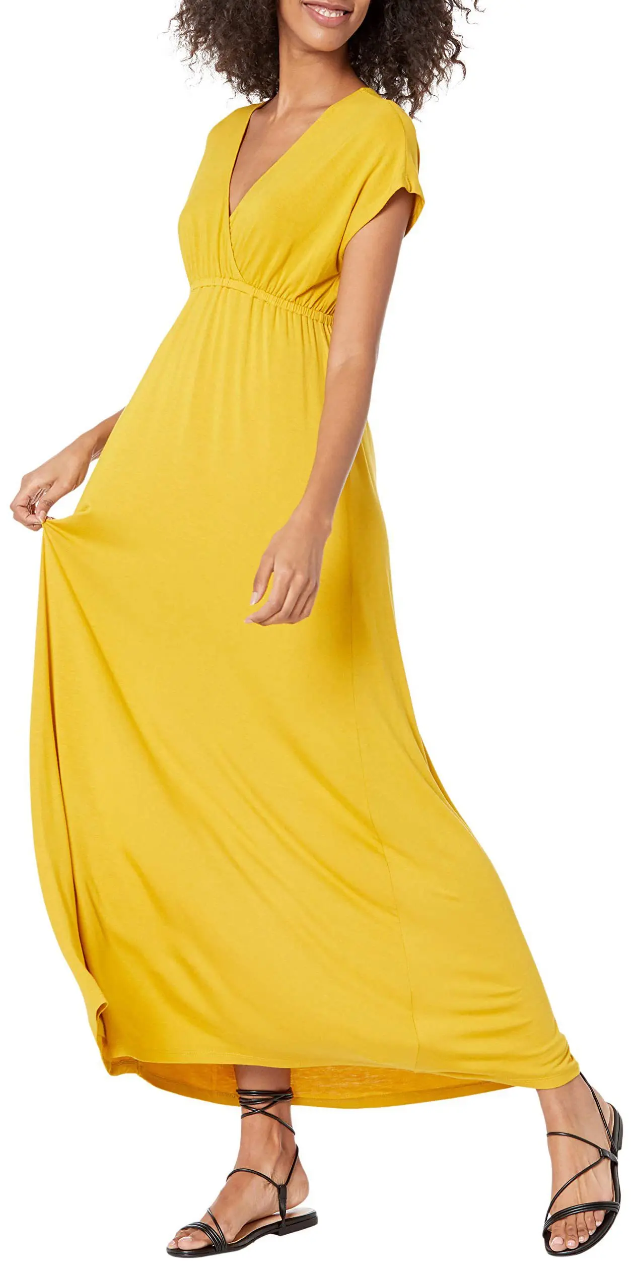 Effortlessly Chic: V-Neck Women's Oversized Dress for a Minimalist, Slimming Look 16 kf Sd78b6af39a084335b2c894175871e31ch