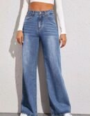 Upgrade Your Style with New High Waist Wide Leg Jeans for Women - Perfect for Any Occasion!