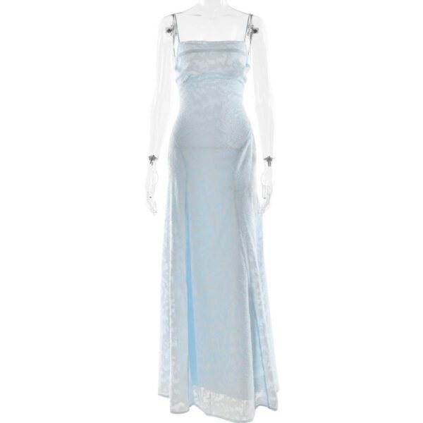 Women’s Sexy Backless Chiffon Dress: Sleeveless Evening Gown - Image 11