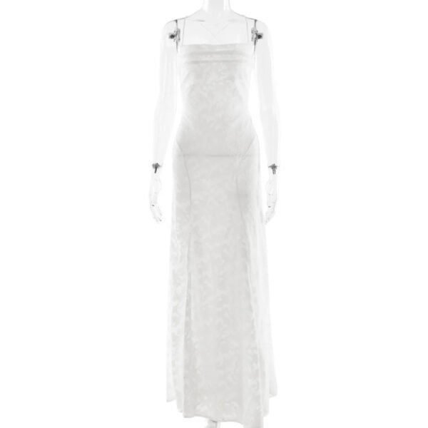 Women’s Sexy Backless Chiffon Dress: Sleeveless Evening Gown - Image 7