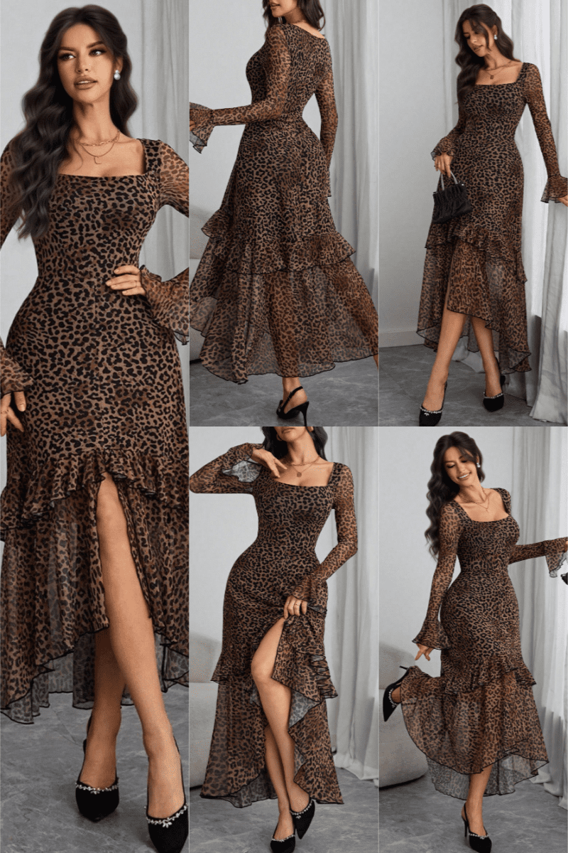Going-Out Leopard Print Dress: Elegant Bow & Stretch Mesh|Summer Style 7 hmqViviiyNSAyin+WuaXt80dh+UFAGXTWvNJ